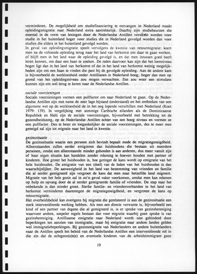 Migratie van en naar de Nederlandse Antillen in Sociaal-economische context - Page 19