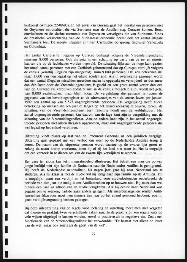 Migratie van en naar de Nederlandse Antillen in Sociaal-economische context - Page 27
