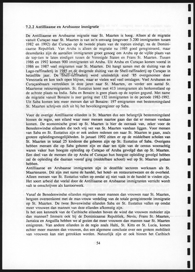 Migratie van en naar de Nederlandse Antillen in Sociaal-economische context - Page 54