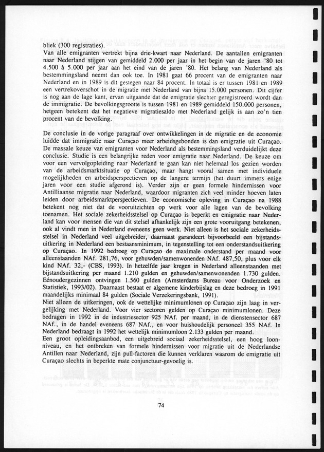 Migratie van en naar de Nederlandse Antillen in Sociaal-economische context - Page 74