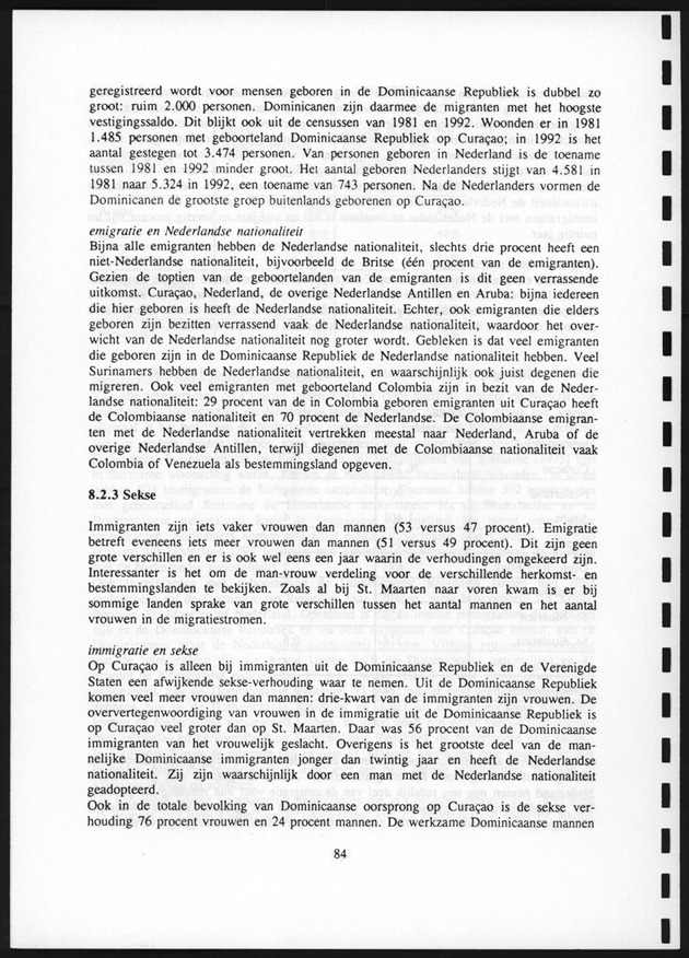 Migratie van en naar de Nederlandse Antillen in Sociaal-economische context - Page 84