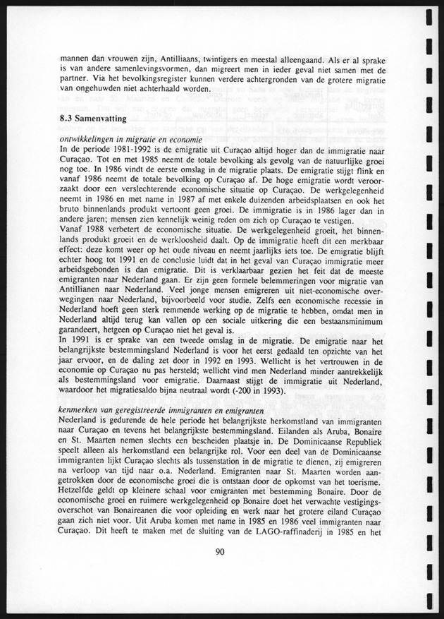 Migratie van en naar de Nederlandse Antillen in Sociaal-economische context - Page 90