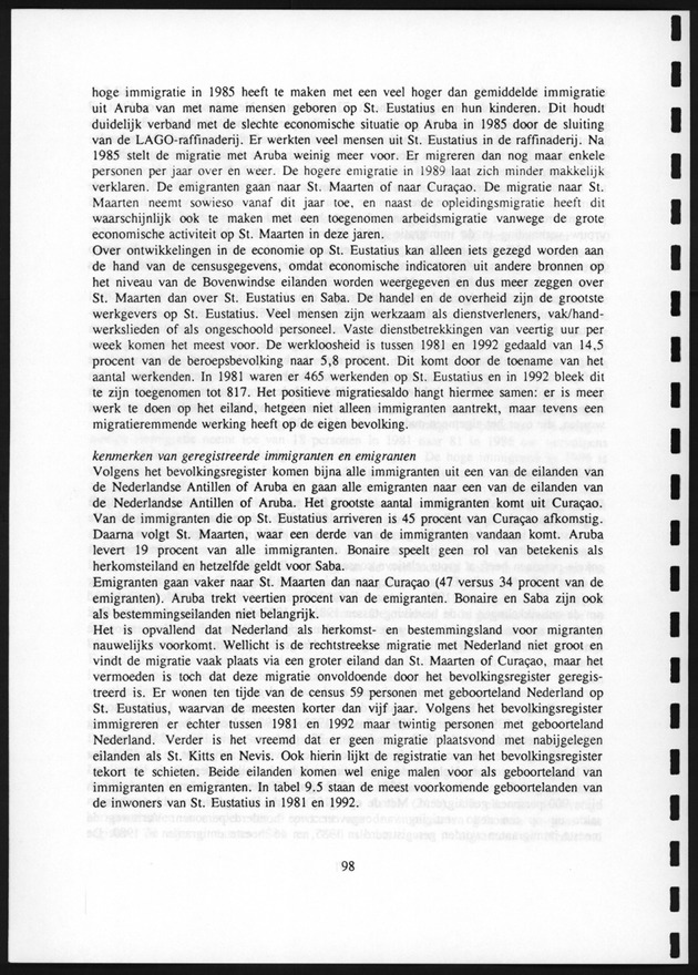 Migratie van en naar de Nederlandse Antillen in Sociaal-economische context - Page 98