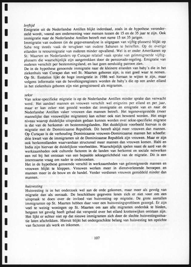 Migratie van en naar de Nederlandse Antillen in Sociaal-economische context - Page 107