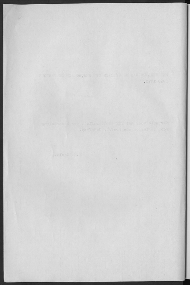 Het verloop van de sterfte op Curaҫao in de periode 1960-1970 - Blank Page