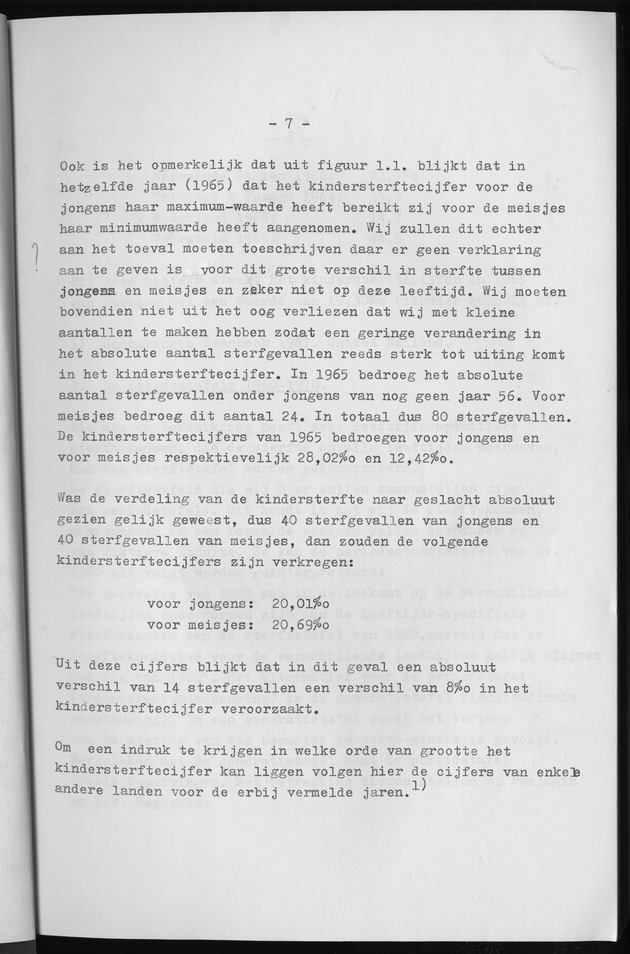 Het verloop van de sterfte op Curaҫao in de periode 1960-1970 - Page 7