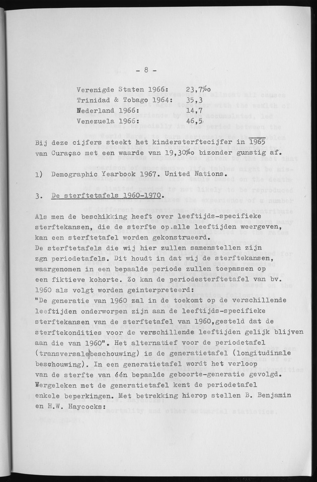 Het verloop van de sterfte op Curaҫao in de periode 1960-1970 - Page 8