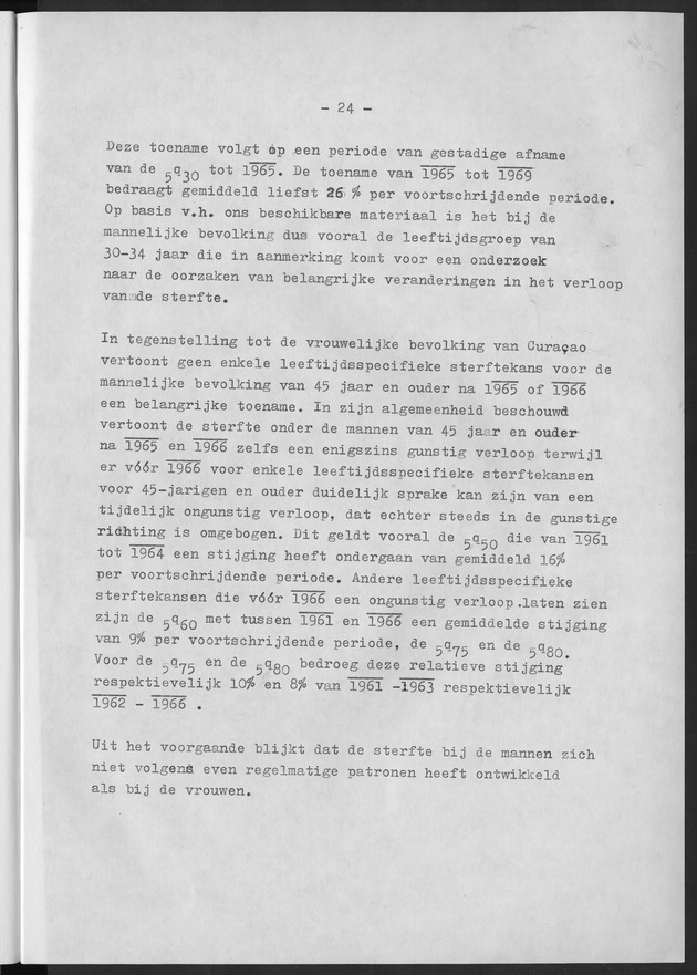 Het verloop van de sterfte op Curaҫao in de periode 1960-1970 - Page 24