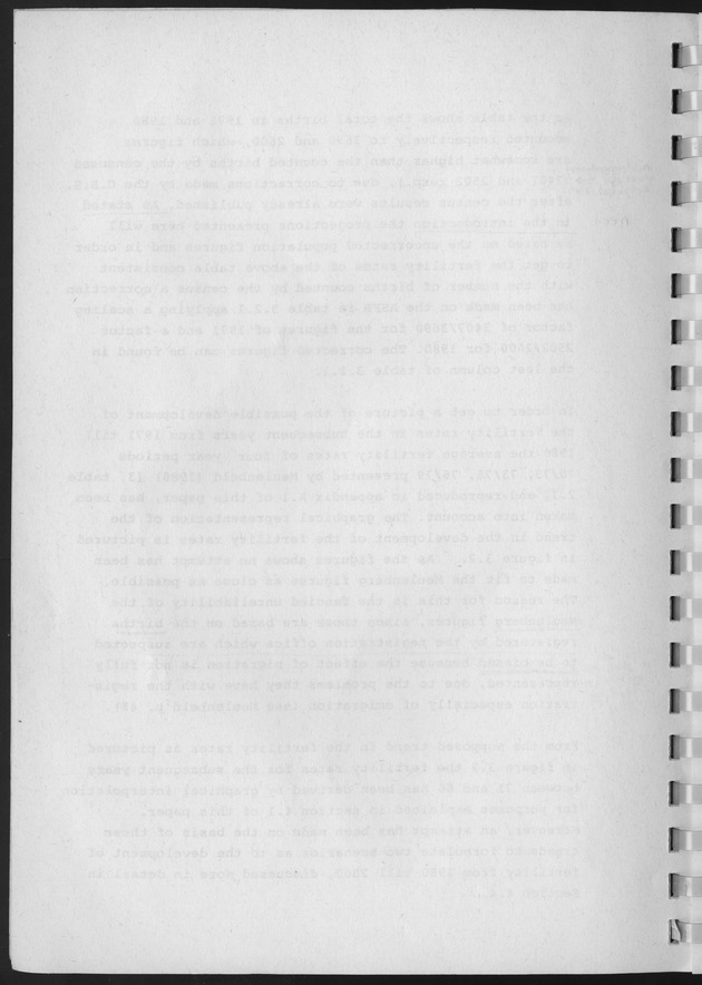 Population Projections for the island of Curacao - Blank Page