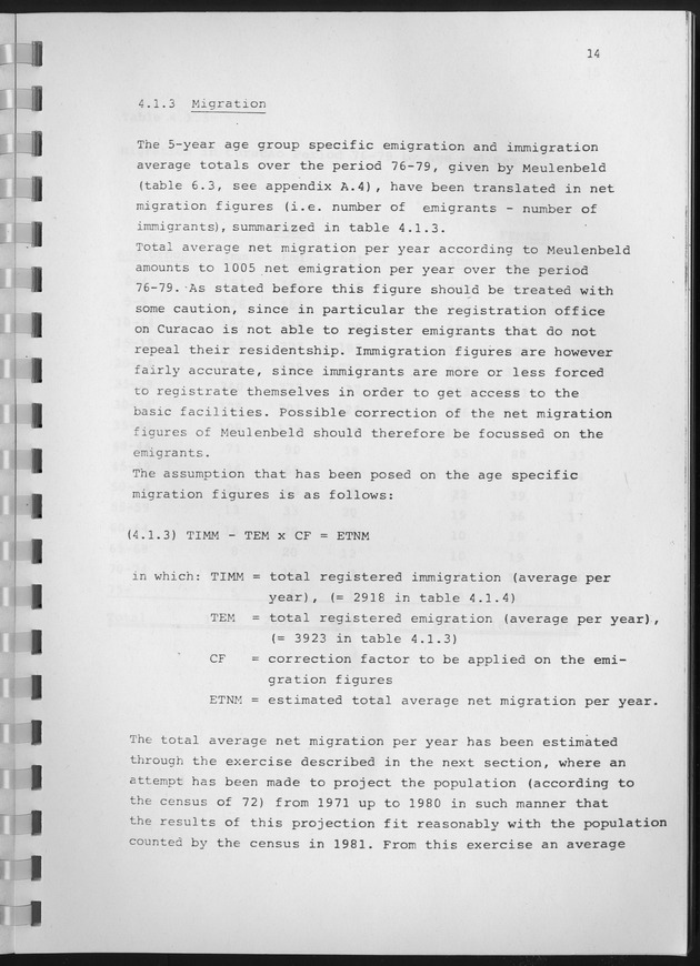 Population Projections for the island of Curacao - Page 14