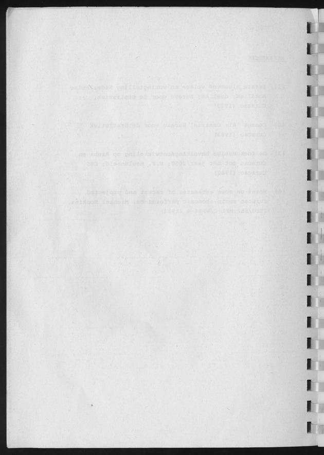 Population Projections for the island of Curacao - Blank Page