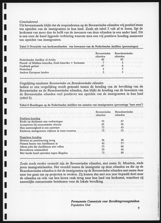 Opvattingen van de bevolking over bevolkingsvraagstukken en bevolkingsvraagstukken en bevolkingsbeleid - Page 9