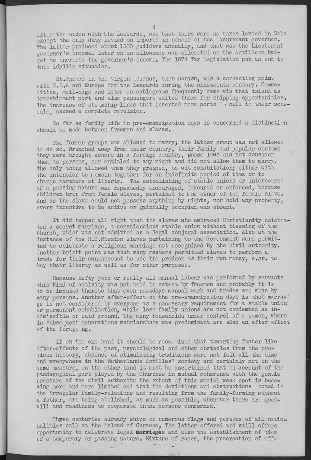 Documented Paper on the Netherlands Antilles for the conference on dempgraphic problems of the area served by The caribbean commission - Page 4