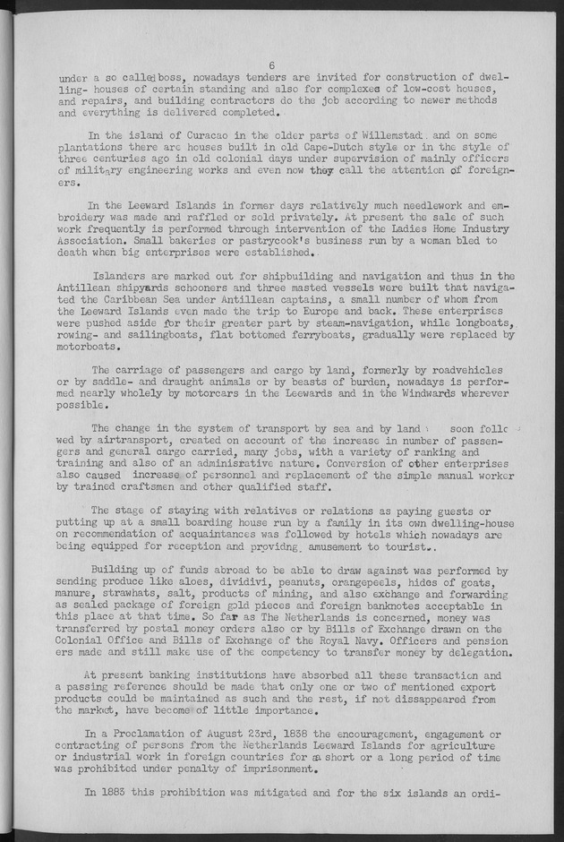 Documented Paper on the Netherlands Antilles for the conference on dempgraphic problems of the area served by The caribbean commission - Page 6