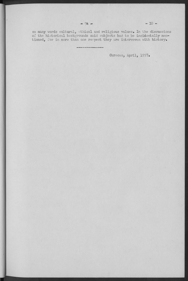Documented Paper on the Netherlands Antilles for the conference on dempgraphic problems of the area served by The caribbean commission - Page 10