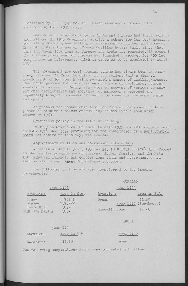 Documented Paper on the Netherlands Antilles for the conference on dempgraphic problems of the area served by The caribbean commission - Page 34