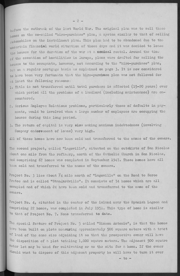 Documented Paper on the Netherlands Antilles for the conference on dempgraphic problems of the area served by The caribbean commission - Page 2