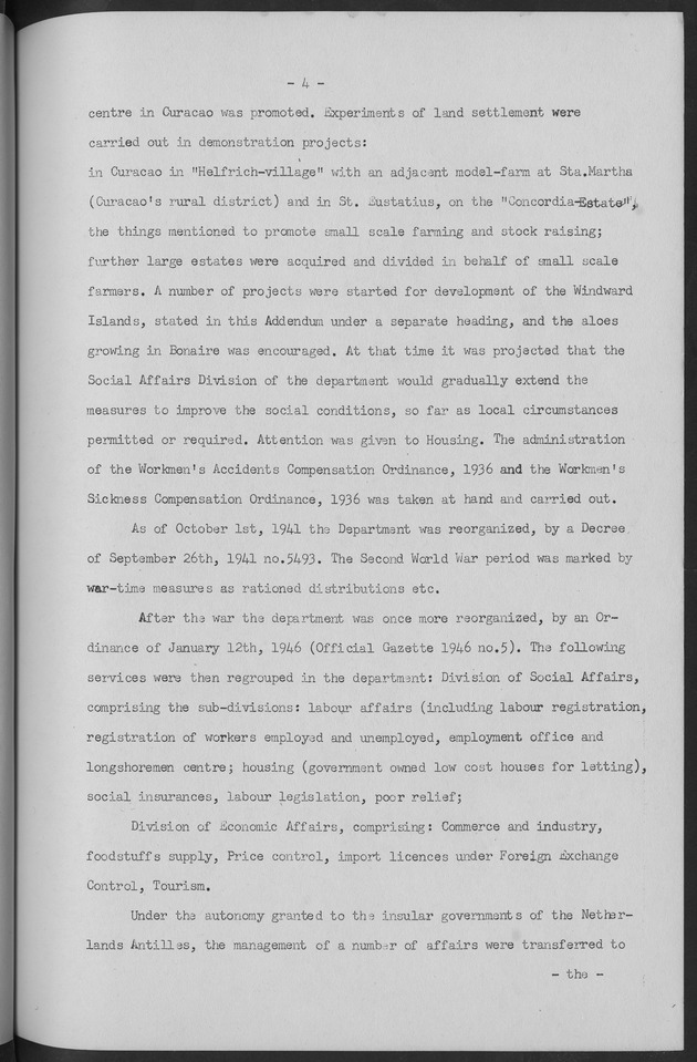 Documented Paper on the Netherlands Antilles for the conference on dempgraphic problems of the area served by The caribbean commission - Page 4