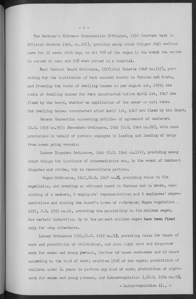 Documented Paper on the Netherlands Antilles for the conference on dempgraphic problems of the area served by The caribbean commission - Page 6