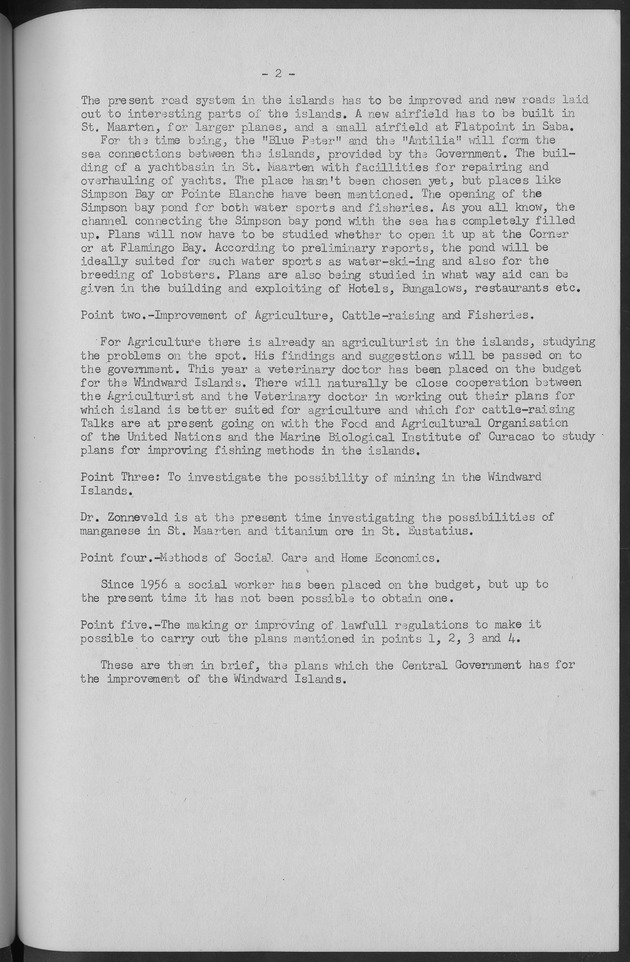 Documented Paper on the Netherlands Antilles for the conference on dempgraphic problems of the area served by The caribbean commission - Page 2