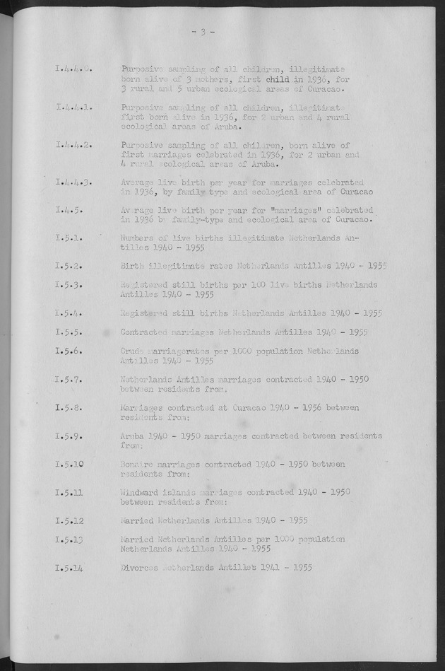 Documented Paper on the Netherlands Antilles for the conference on dempgraphic problems of the area served by The caribbean commission - Page 3