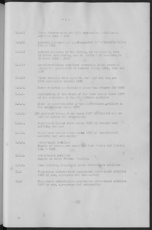 Documented Paper on the Netherlands Antilles for the conference on dempgraphic problems of the area served by The caribbean commission - Page 4