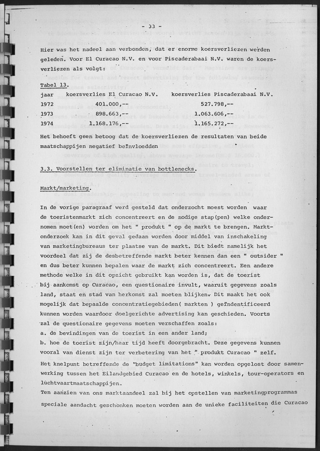 De ontwikkeling van het stay-over toerisme op Curaҫao in de periode tussen 1968 en 1975 - Page 33