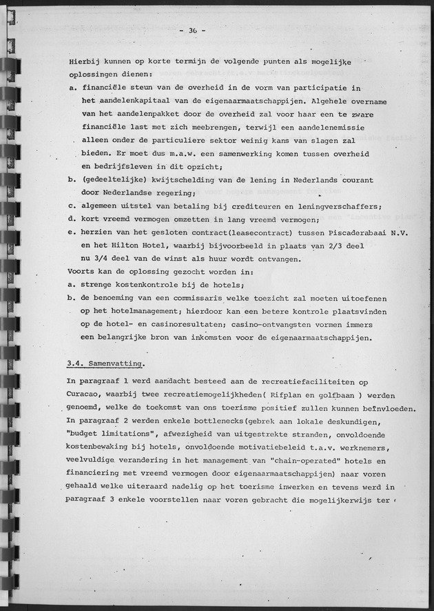 De ontwikkeling van het stay-over toerisme op Curaҫao in de periode tussen 1968 en 1975 - Page 36