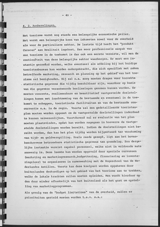 De ontwikkeling van het stay-over toerisme op Curaҫao in de periode tussen 1968 en 1975 - Page 40