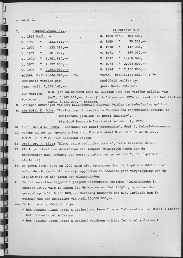 De ontwikkeling van het stay-over toerisme op Curaҫao in de periode tussen 1968 en 1975 - Page 43