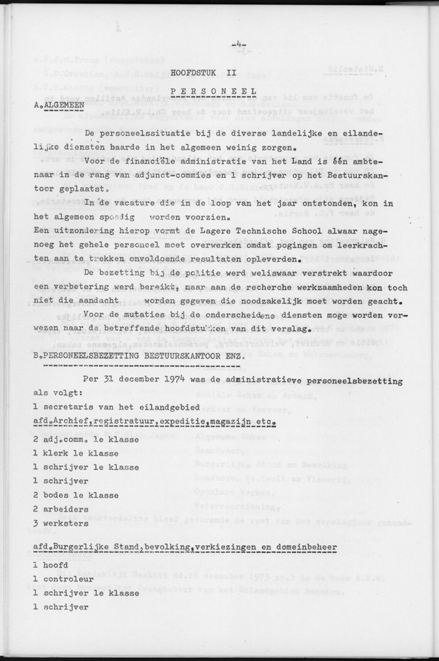 Verslag van de toestand van het eilandgebied Bonaire over het jaar 1974 - Page 4