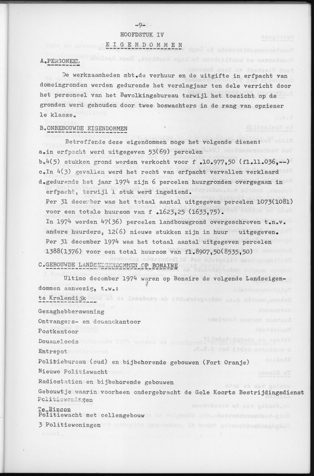 Verslag van de toestand van het eilandgebied Bonaire over het jaar 1974 - Page 9
