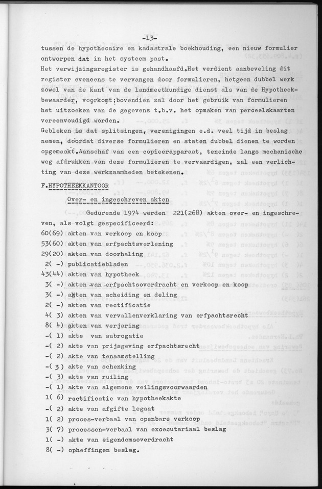 Verslag van de toestand van het eilandgebied Bonaire over het jaar 1974 - Page 13
