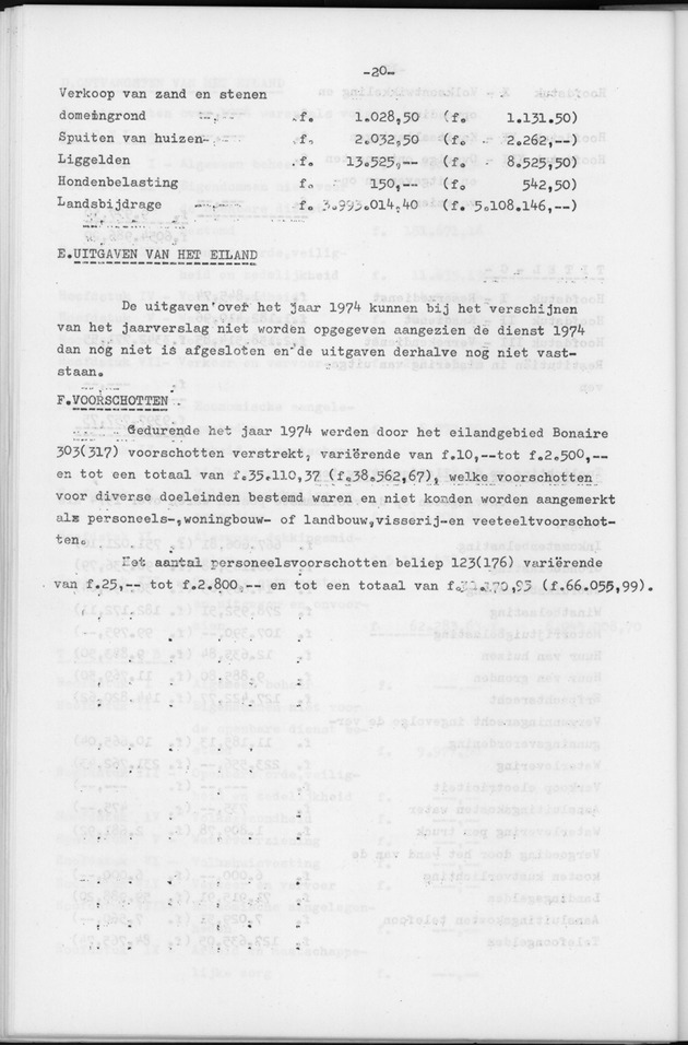 Verslag van de toestand van het eilandgebied Bonaire over het jaar 1974 - Page 20
