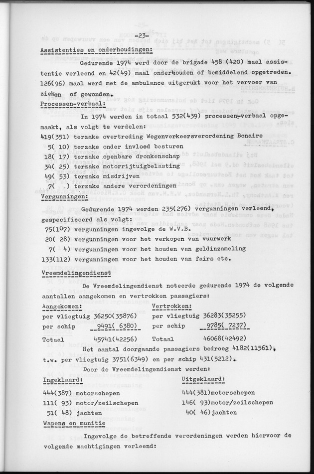 Verslag van de toestand van het eilandgebied Bonaire over het jaar 1974 - Page 23
