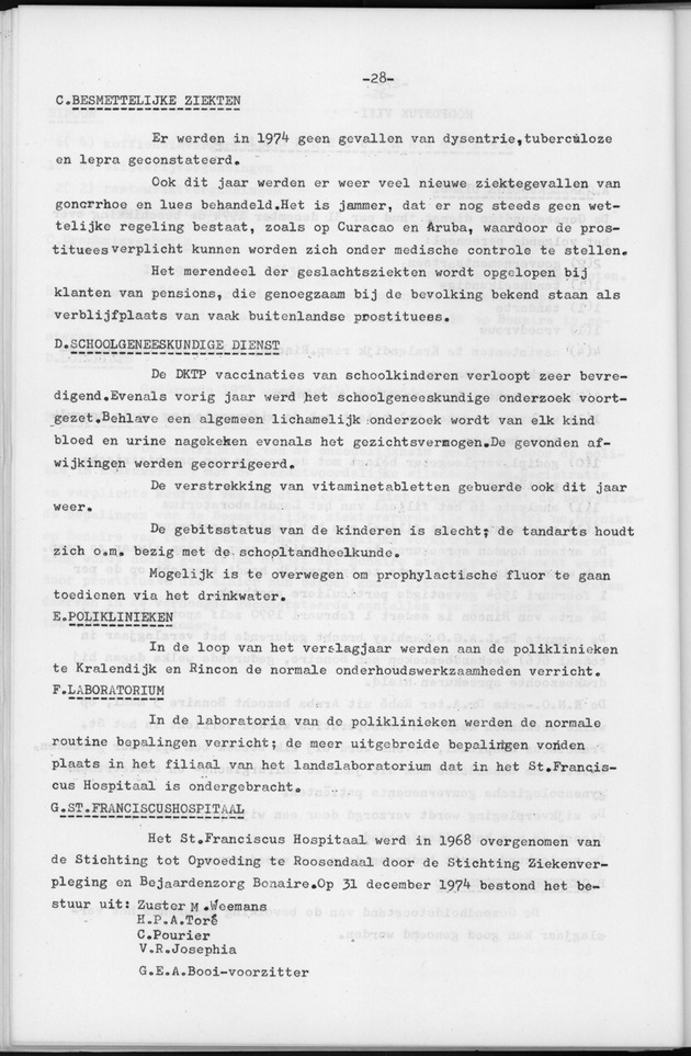 Verslag van de toestand van het eilandgebied Bonaire over het jaar 1974 - Page 28