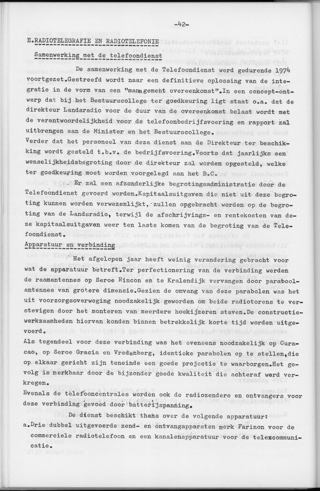 Verslag van de toestand van het eilandgebied Bonaire over het jaar 1974 - Page 42
