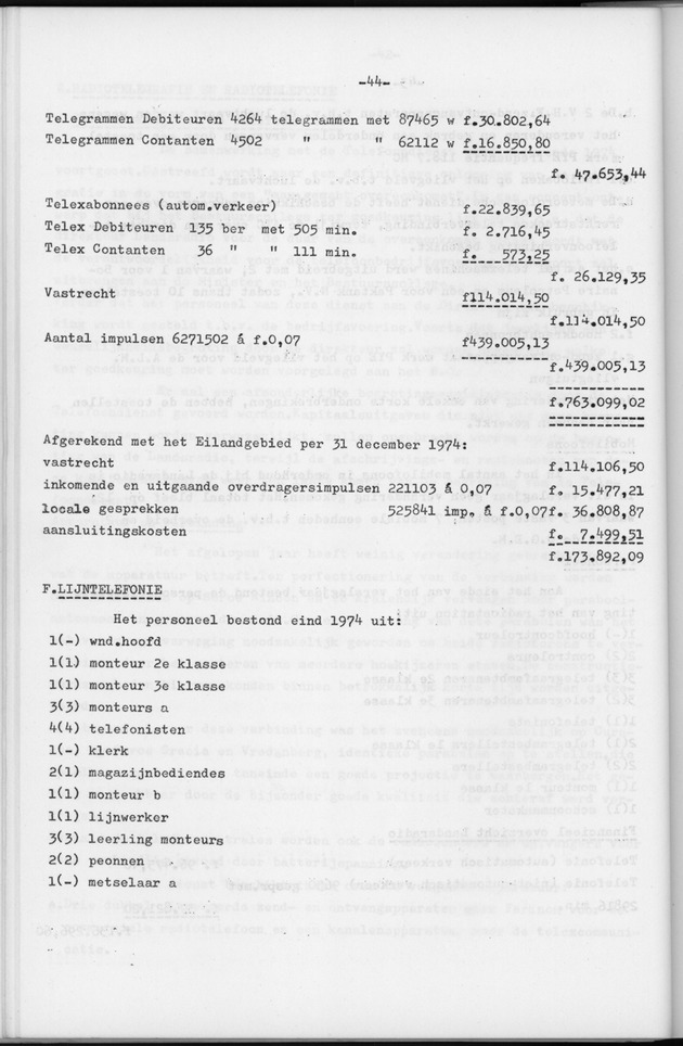 Verslag van de toestand van het eilandgebied Bonaire over het jaar 1974 - Page 44