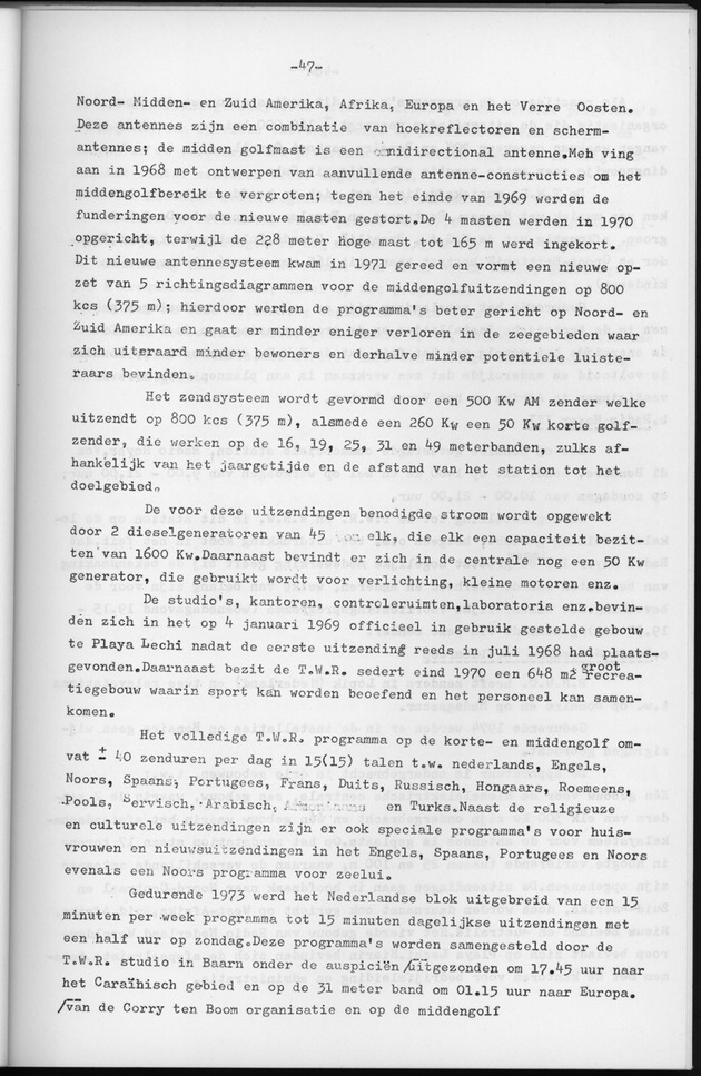 Verslag van de toestand van het eilandgebied Bonaire over het jaar 1974 - Page 47