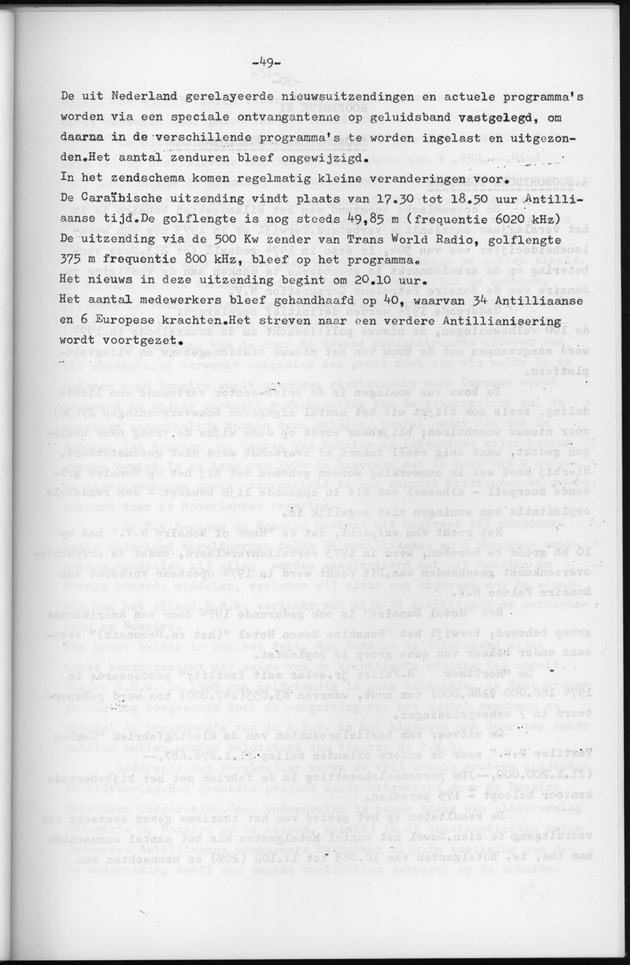 Verslag van de toestand van het eilandgebied Bonaire over het jaar 1974 - Page 49