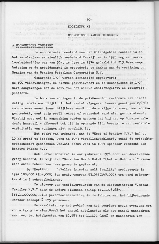 Verslag van de toestand van het eilandgebied Bonaire over het jaar 1974 - Page 50