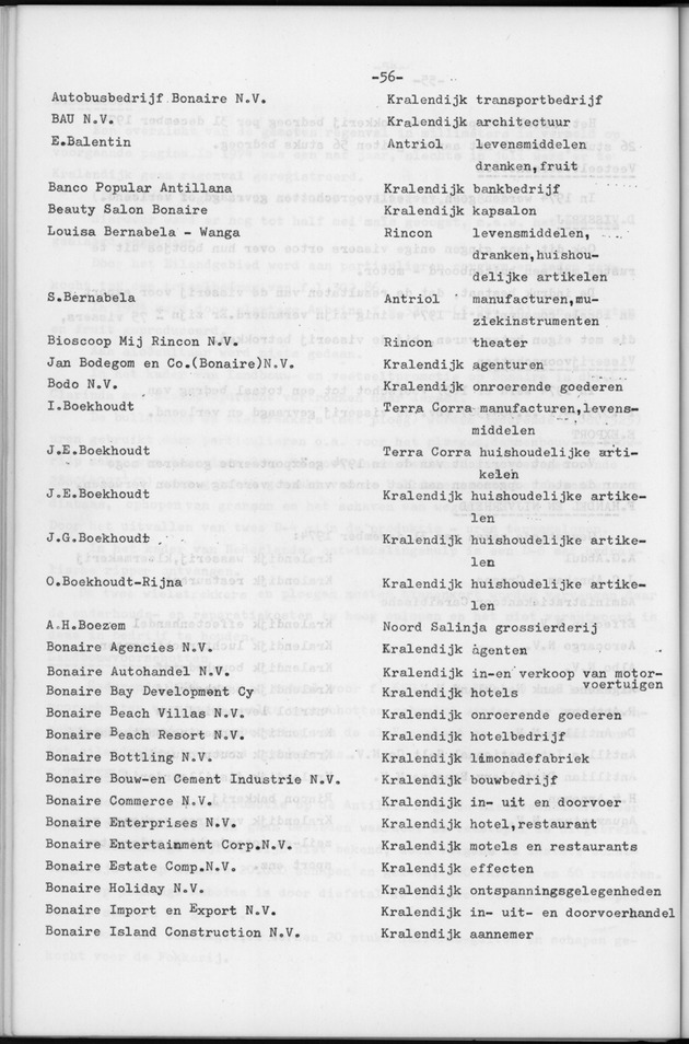 Verslag van de toestand van het eilandgebied Bonaire over het jaar 1974 - Page 56