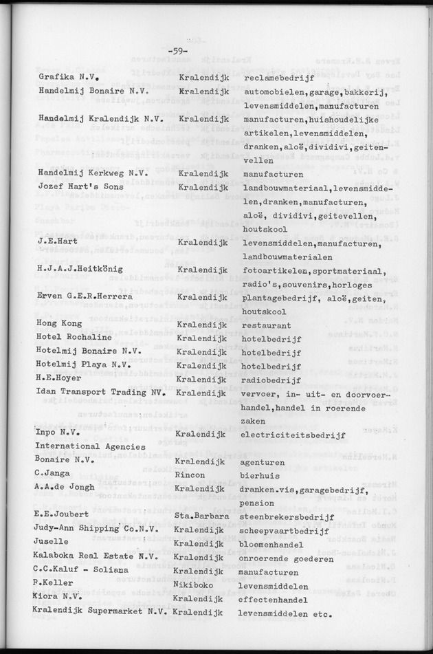 Verslag van de toestand van het eilandgebied Bonaire over het jaar 1974 - Page 59