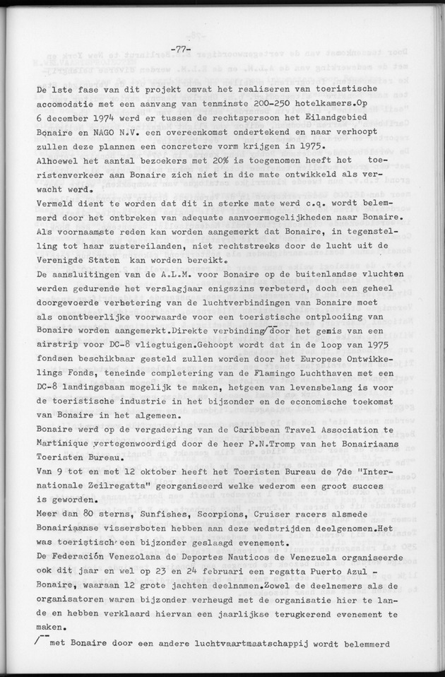 Verslag van de toestand van het eilandgebied Bonaire over het jaar 1974 - Page 77