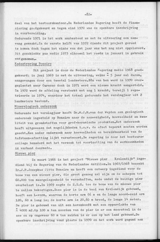 Verslag van de toestand van het eilandgebied Bonaire over het jaar 1974 - Page 82