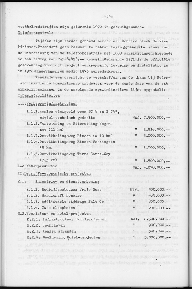 Verslag van de toestand van het eilandgebied Bonaire over het jaar 1974 - Page 84