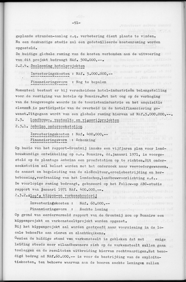 Verslag van de toestand van het eilandgebied Bonaire over het jaar 1974 - Page 91