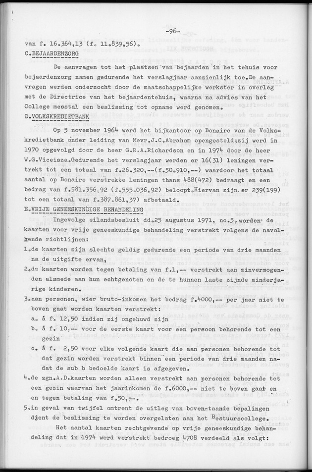 Verslag van de toestand van het eilandgebied Bonaire over het jaar 1974 - Page 96