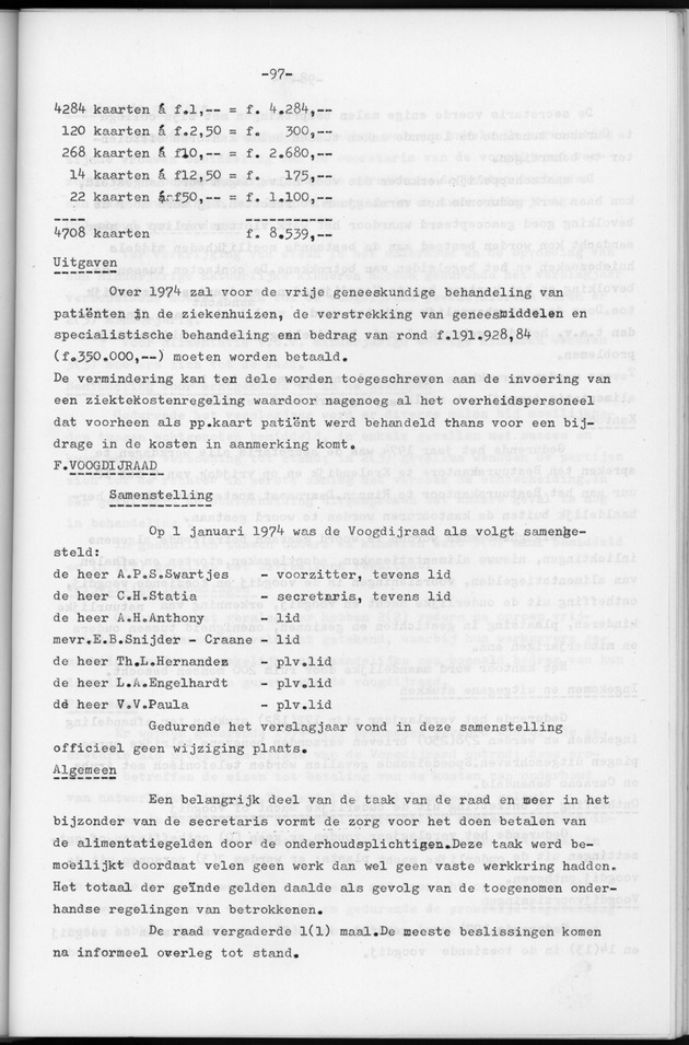 Verslag van de toestand van het eilandgebied Bonaire over het jaar 1974 - Page 97