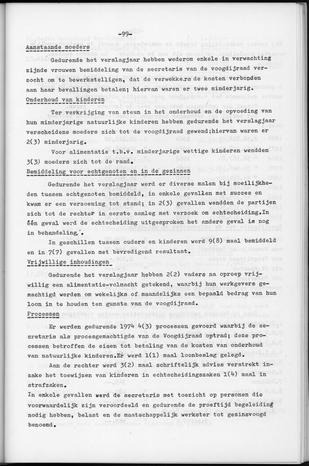 Verslag van de toestand van het eilandgebied Bonaire over het jaar 1974 - Page 99